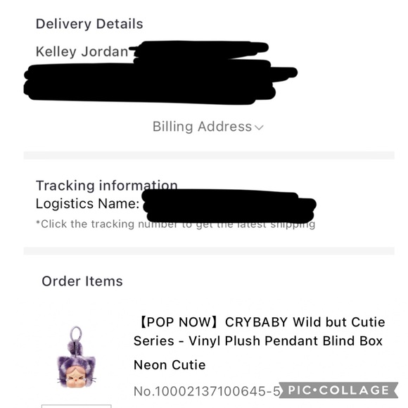 *Unopened Pop Mart Wild But Cutie Cry Baby Blind Box Plush Bag Charm Neon Cutie - Picture 5 of 6